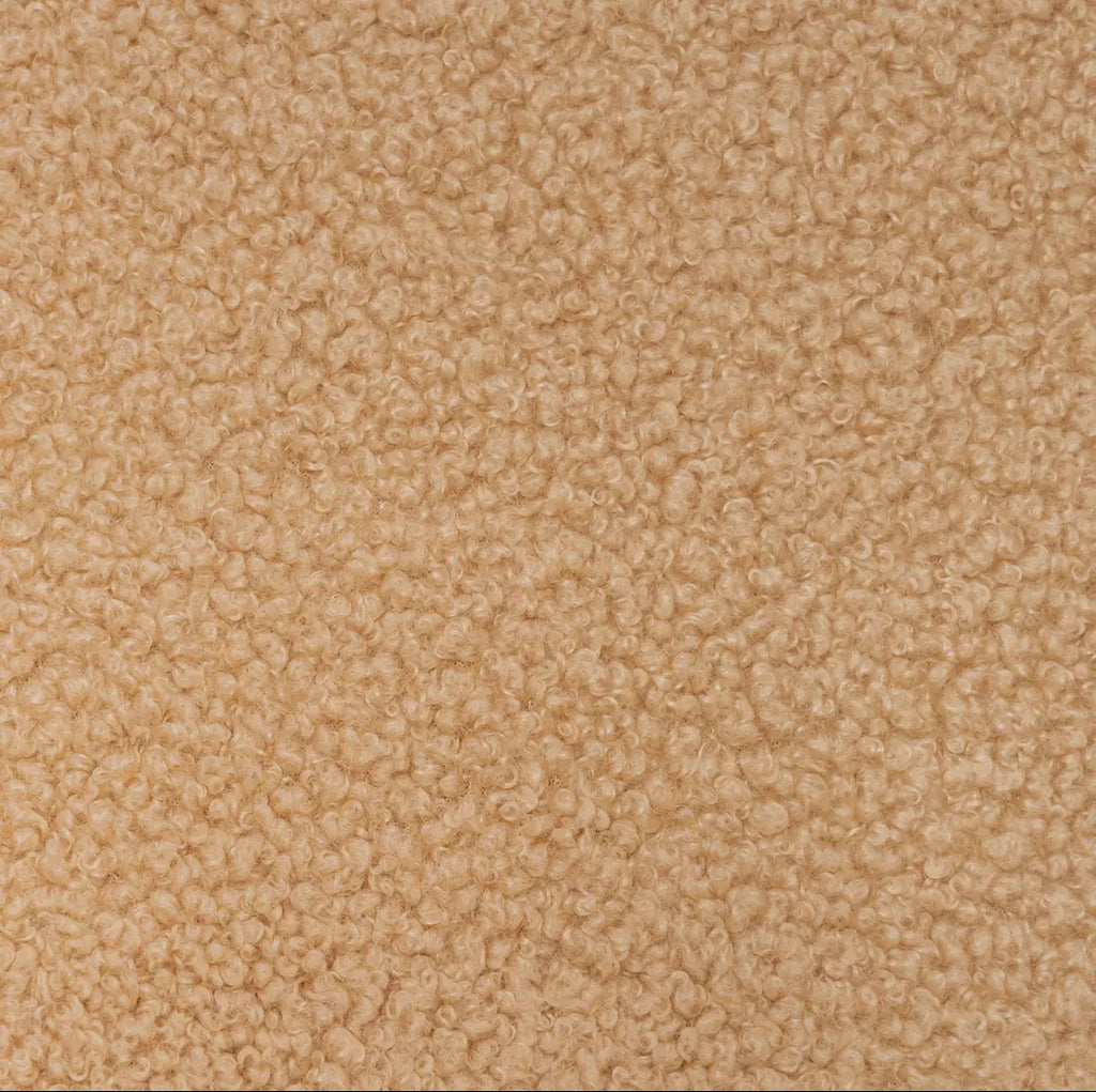 Ganzkörper-Standspiegel mit braunem Frottee-Rahmen