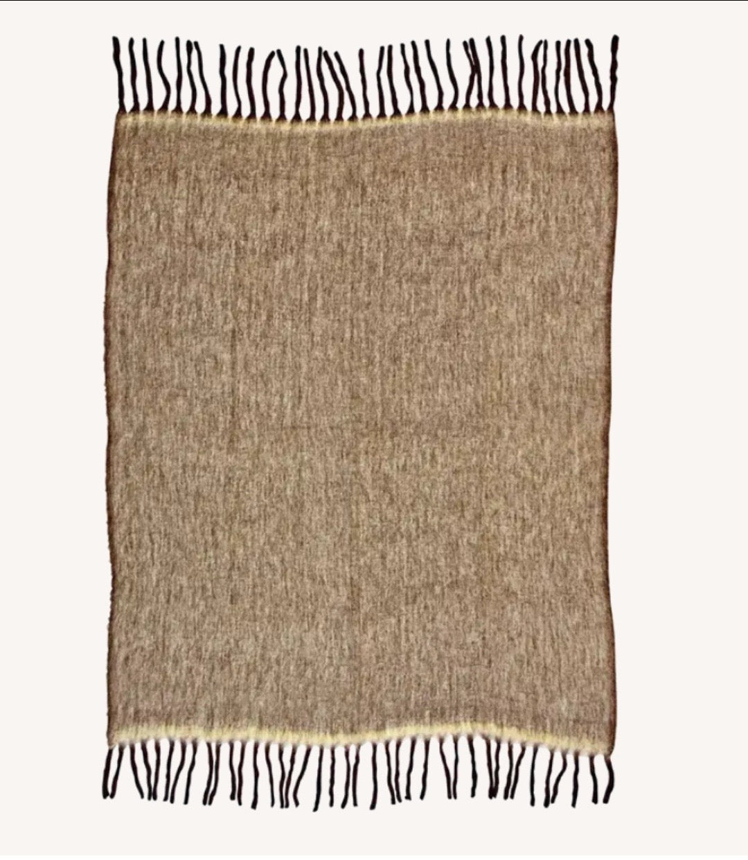 Tagesdecke aus Textil, Braun (B/H/T) 130×170×1cm