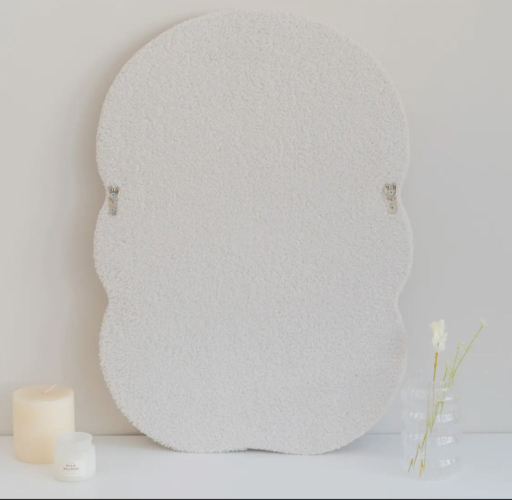 Kleiner gewellter Fleecespiegel